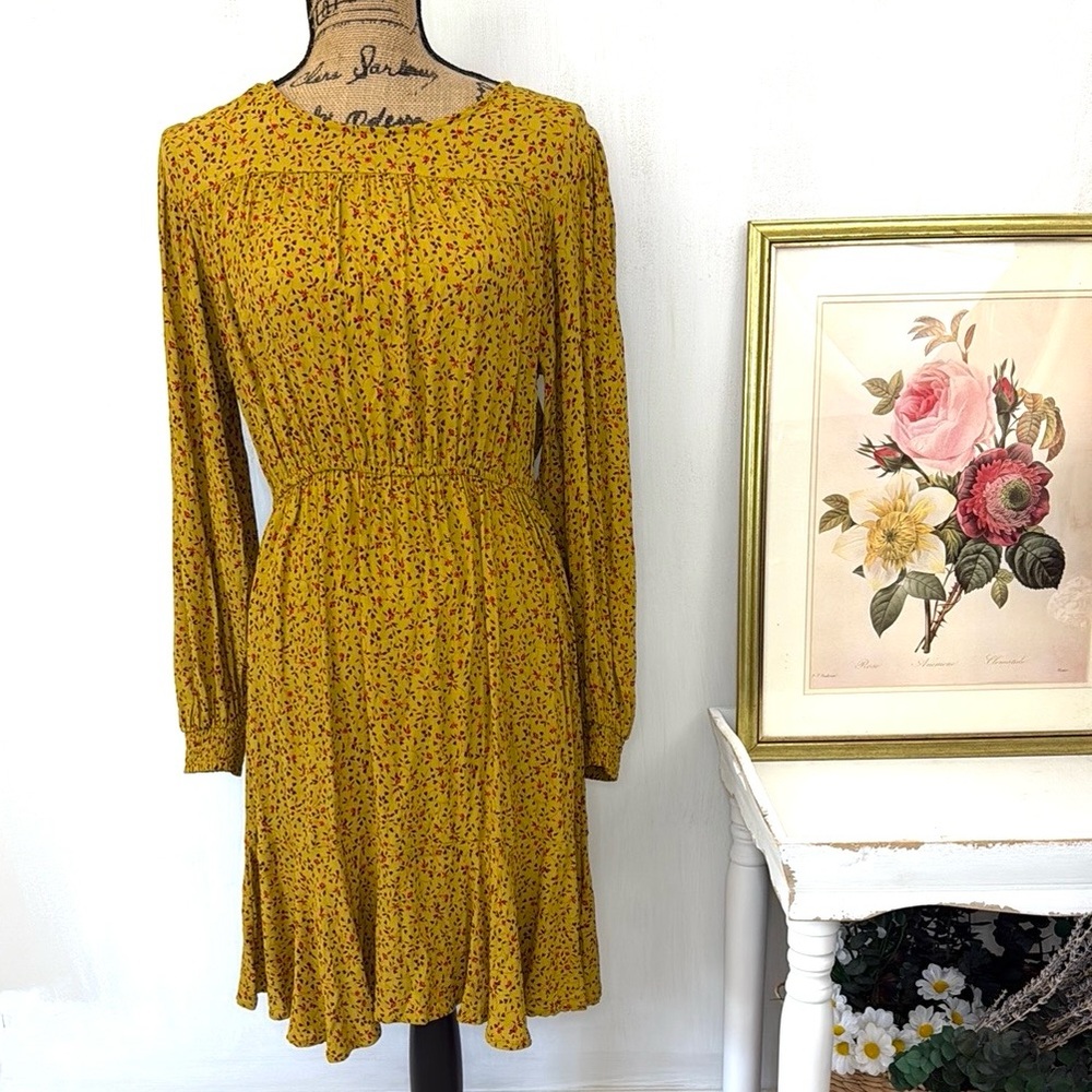 M&S Collection Cottagecore Floral Dress Sz 8 US